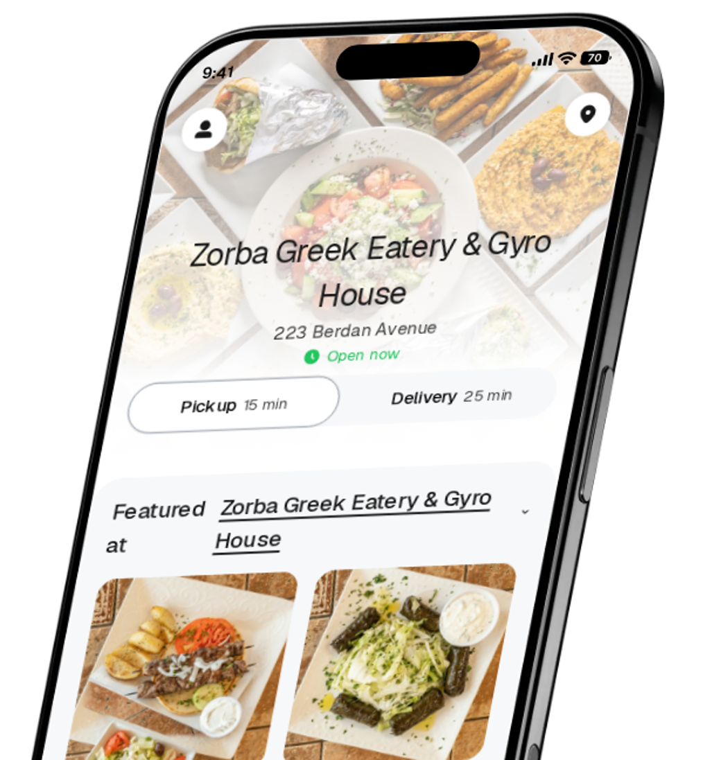Zorba Greek Eatery & Gyro House app preview