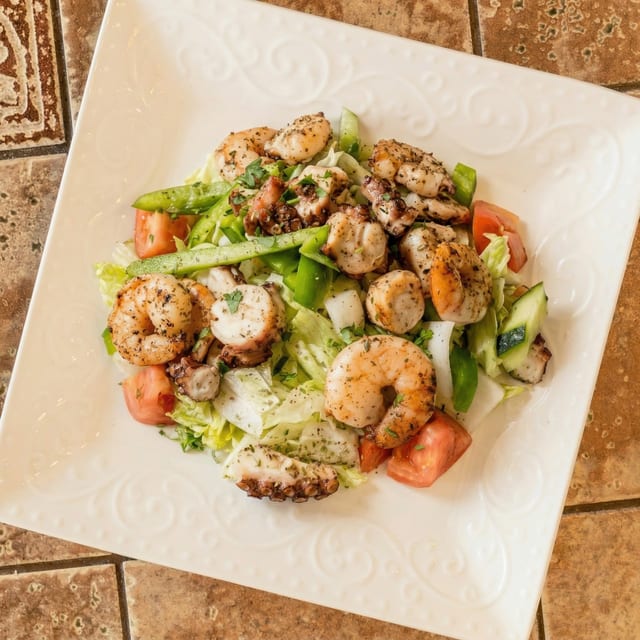 Grilled Seafood Salad.