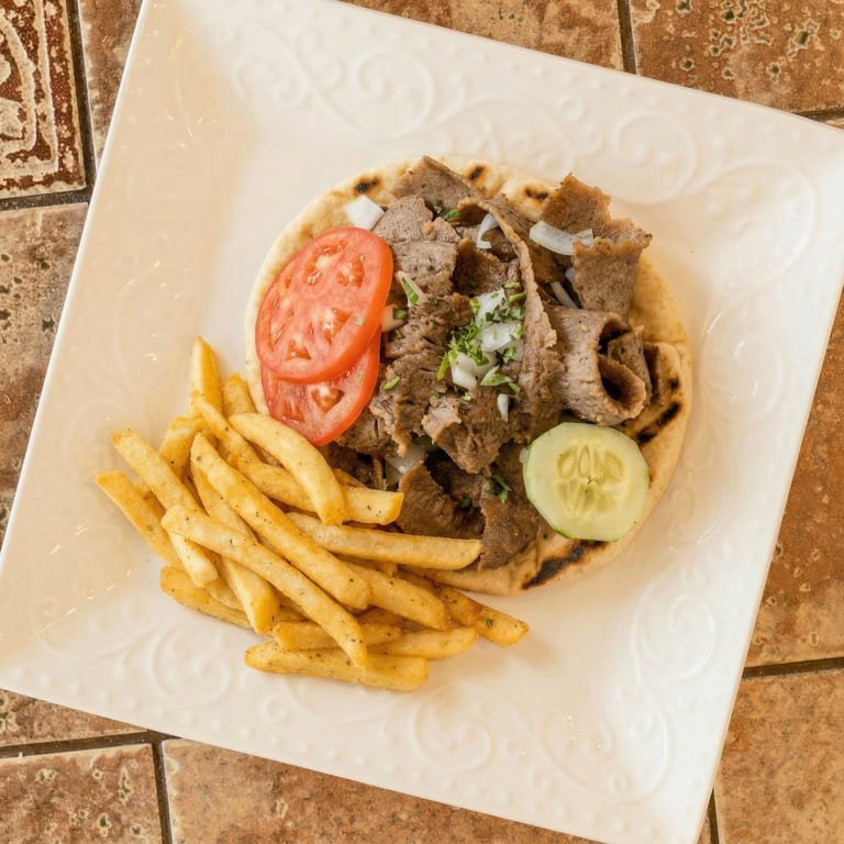 Delicious Gyro Platter Awaits