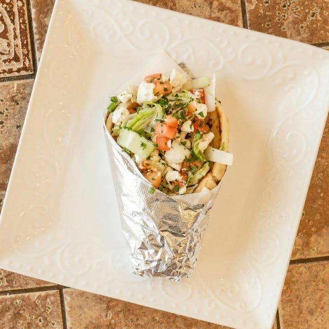 Greek Salad Sandwich.